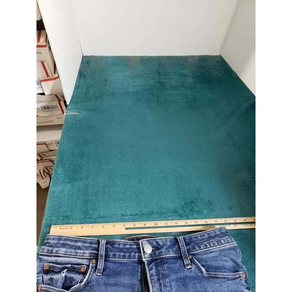 Express Jeans Size 33x30 Mens Blue Pants Stretch Denim Mid Rise Slim Straight